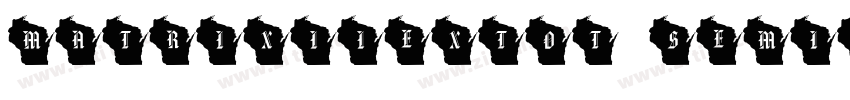 MatrixIIExtOT SemiWi字体转换